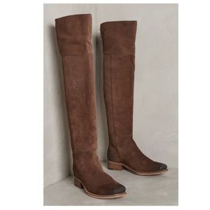 Seychelles Pride brown suede leather Over-the-Knee Boots Sz 6.5 NIB